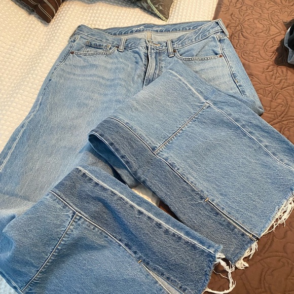 Old Navy Blue High-Rise Baggy Jeans - Picture 2 of 2